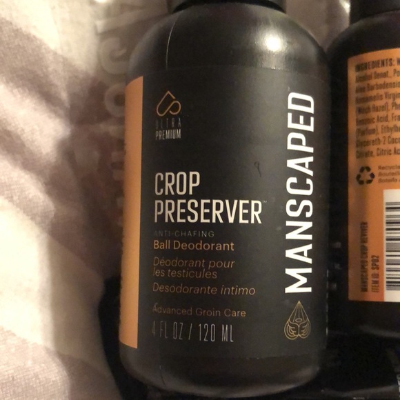 Men’s Manscaped Package: The Shed 12” Long Bag, Crop Preserver & Reviver (NEW) - Picture 3 of 8